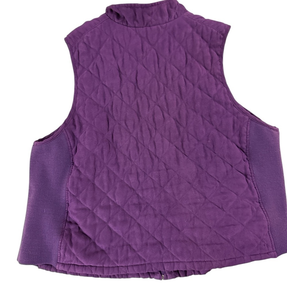 Croft & Barrow Purple Vest - Picture 9 of 10